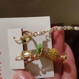 Betsey JohnsonIsland Cocktail Mismatch Linear Earrings